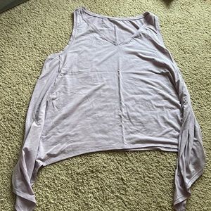 Light purpule lululemon workout tank